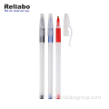 Custom brand logo plastic soft grip ballpoint pen